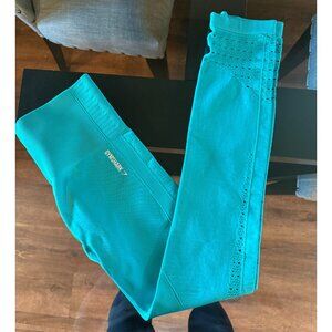 Gymshark Teal Blue Seamless High Waisted Leggings